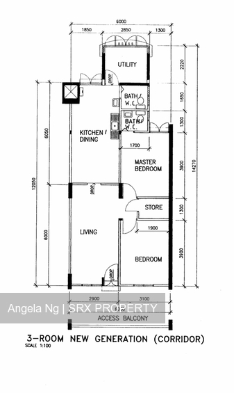 Blk 302 Ang Mo Kio Avenue 3 (Ang Mo Kio), HDB 3 Rooms #205949341
